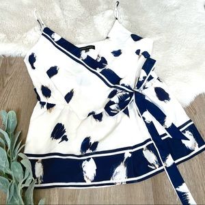 BANANA REPUBLIC• Camisole wrap top